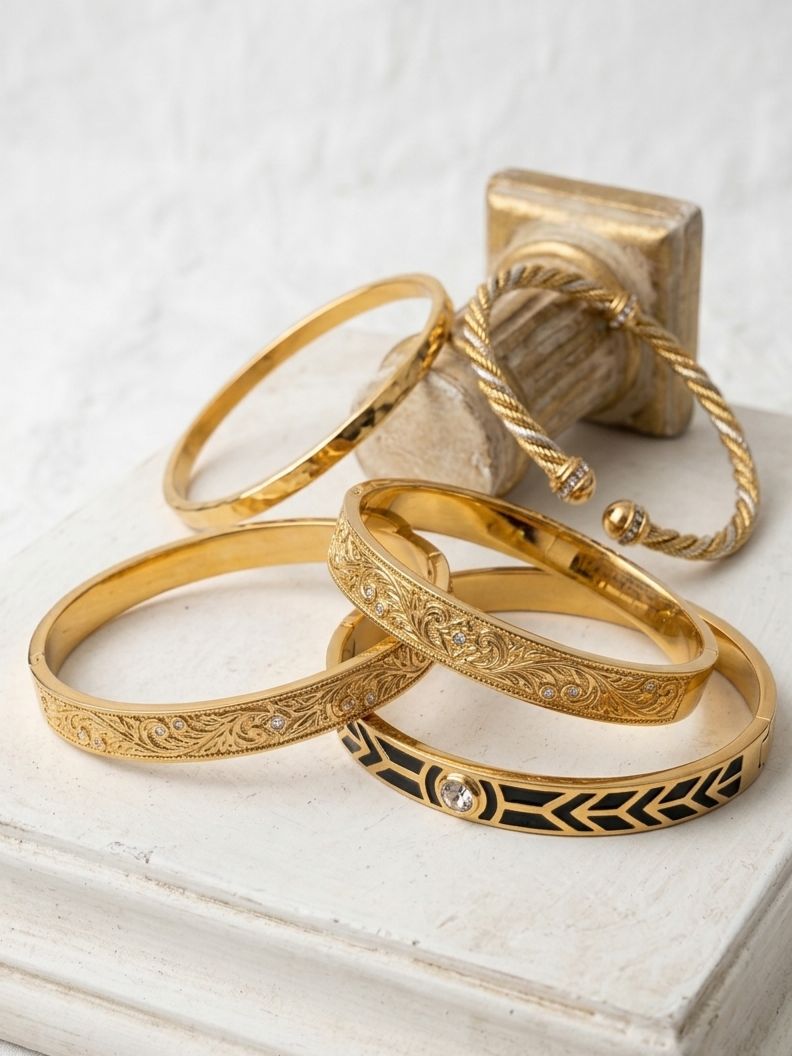 Stainless Steel Anti-Tarnished Bangles