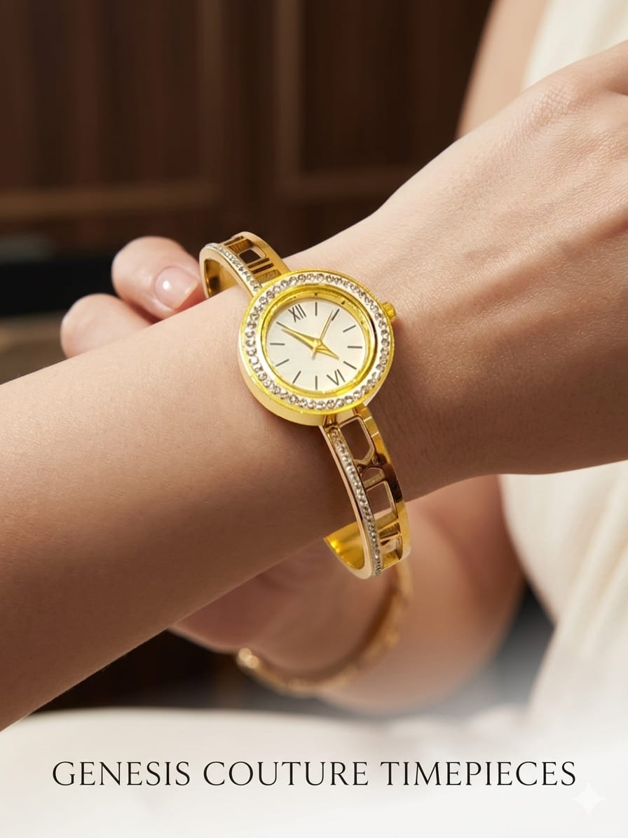 Genesis Couture: The Roman Luxe Bangle Watch